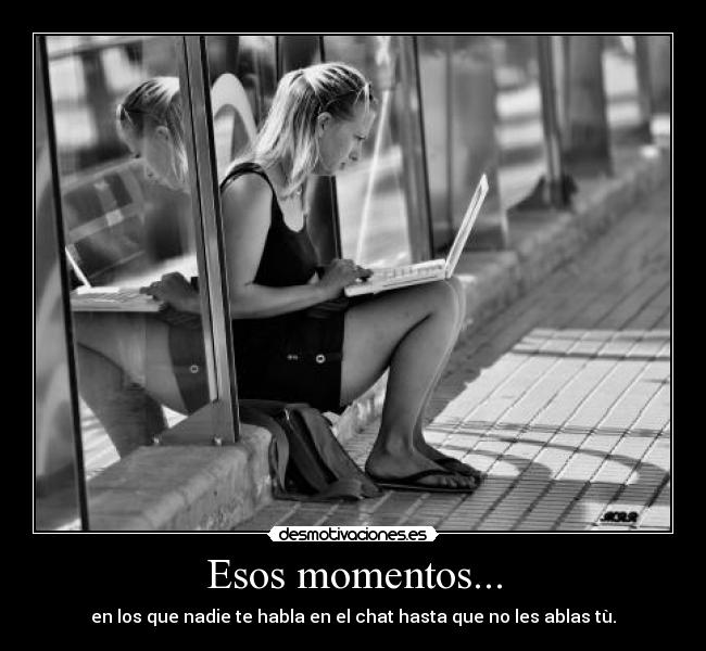 carteles nadie habla chat desmotivaciones