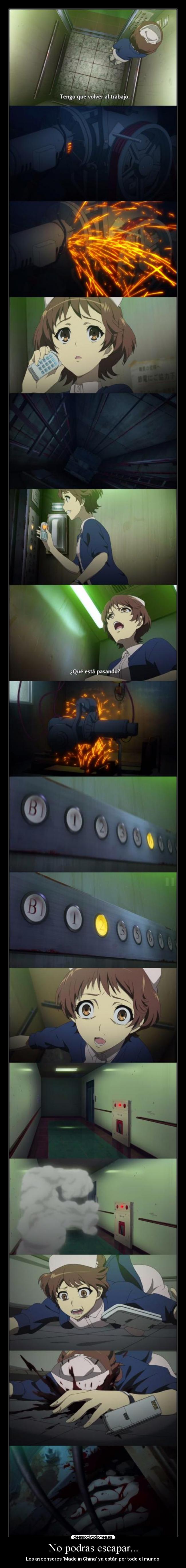 No podras escapar... -