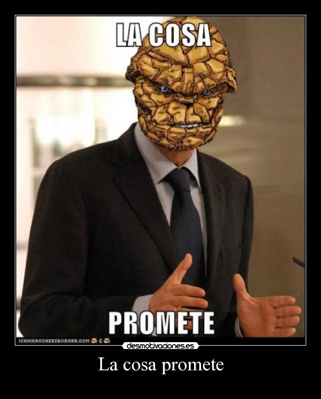 La cosa promete - 