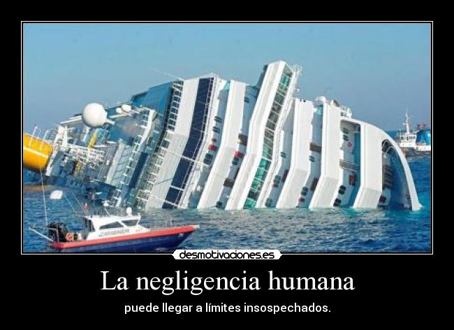 La negligencia humana -