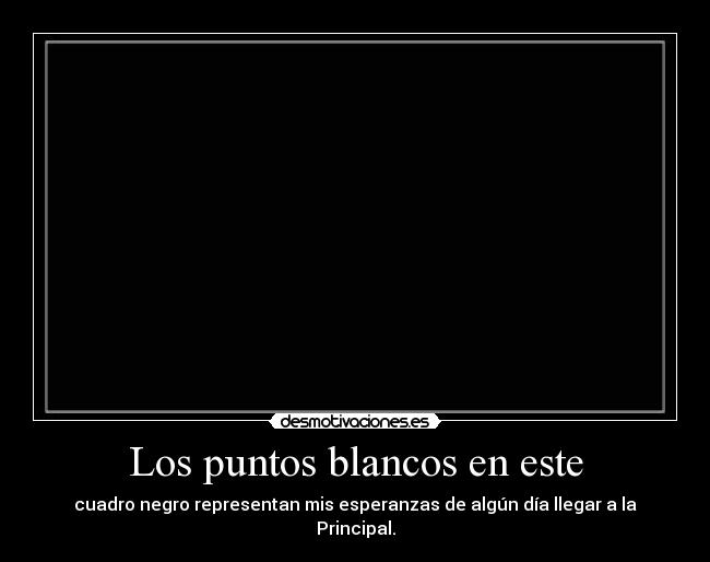 Los puntos blancos en este -