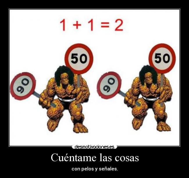 Cuéntame las cosas -