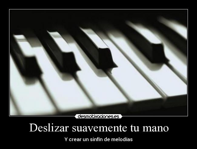 Deslizar suavemente tu mano -