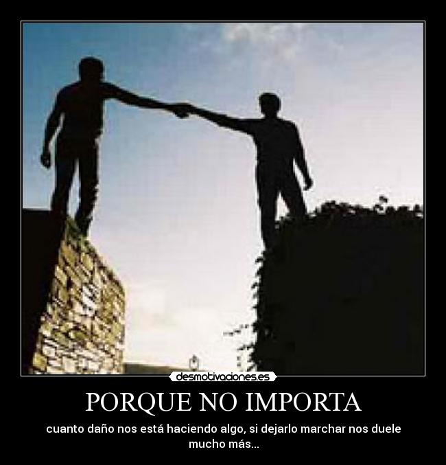 PORQUE NO IMPORTA -