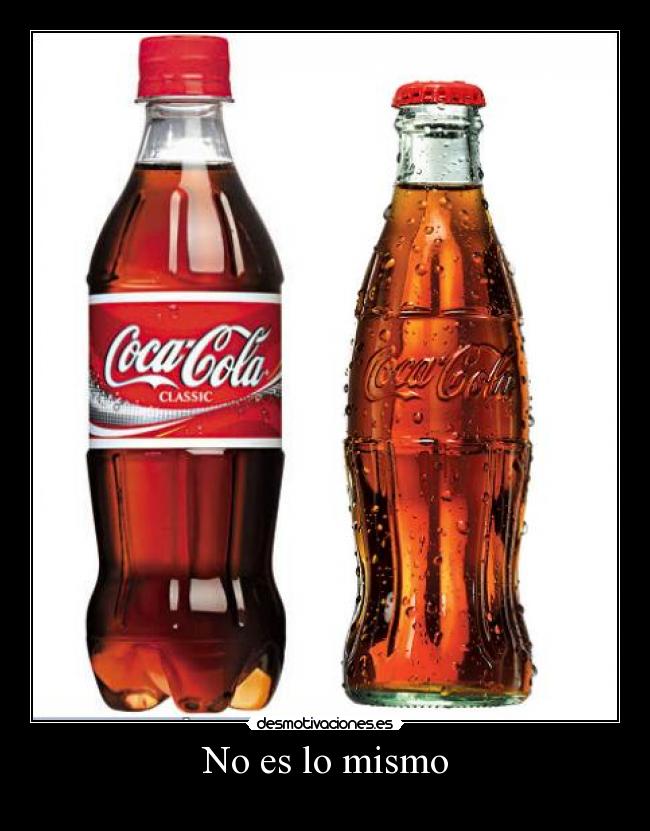 No es lo mismo - 