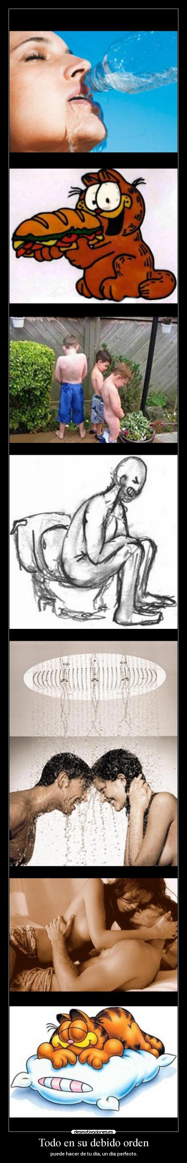 Todo en su debido orden -