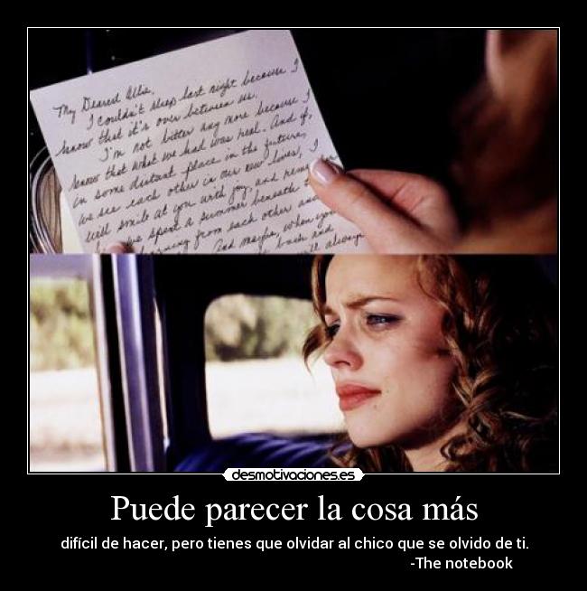 carteles sad the notebook desmotivaciones