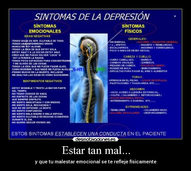 carteles depresion malestar emociones desmotivaciones