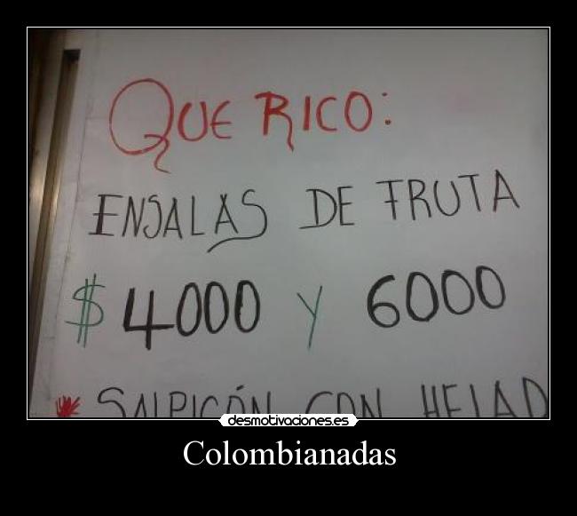 Colombianadas -