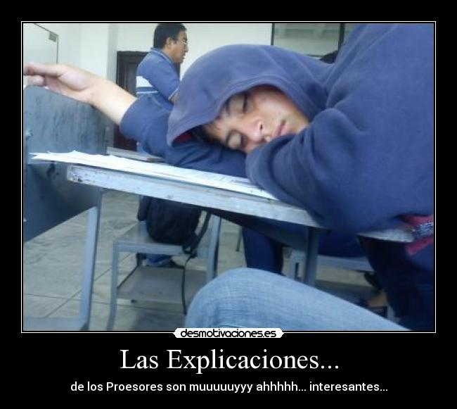 Las Explicaciones... - 