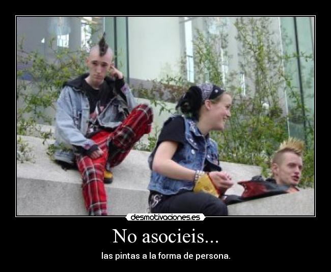 No asocieis... -