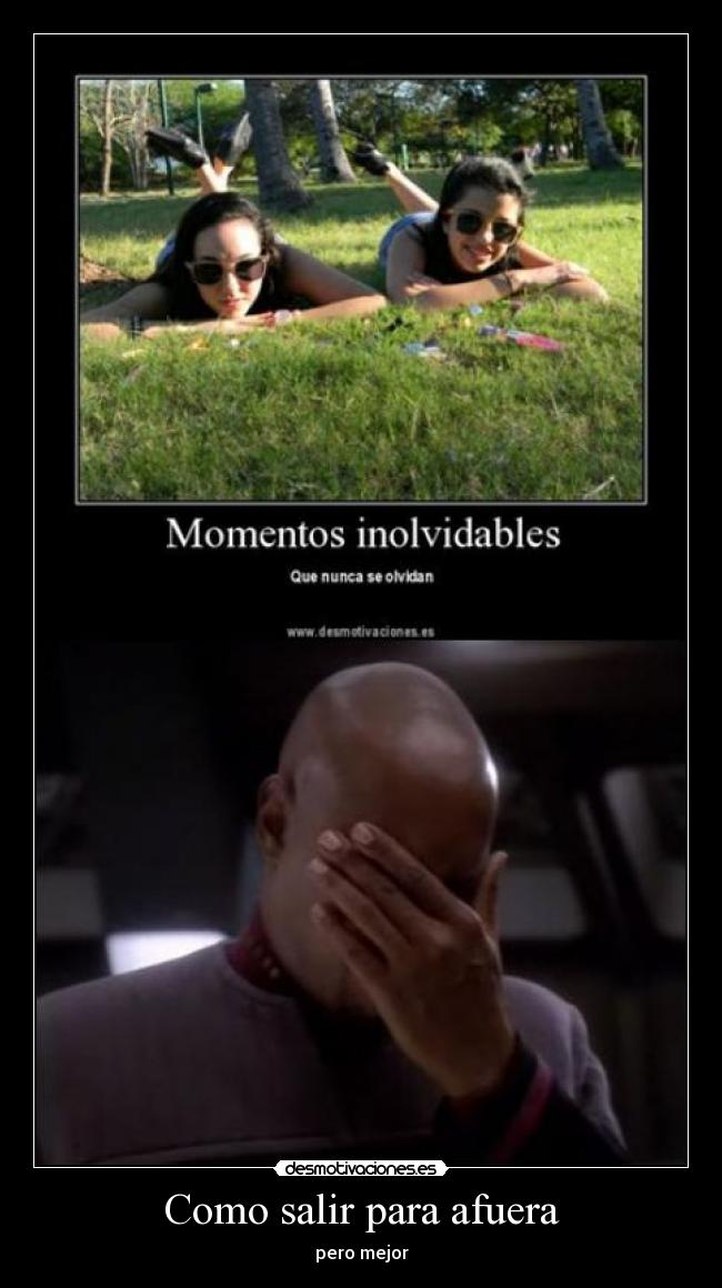 Como salir para afuera - 