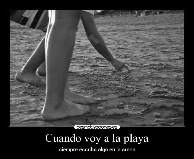 Cuando voy a la playa - 
