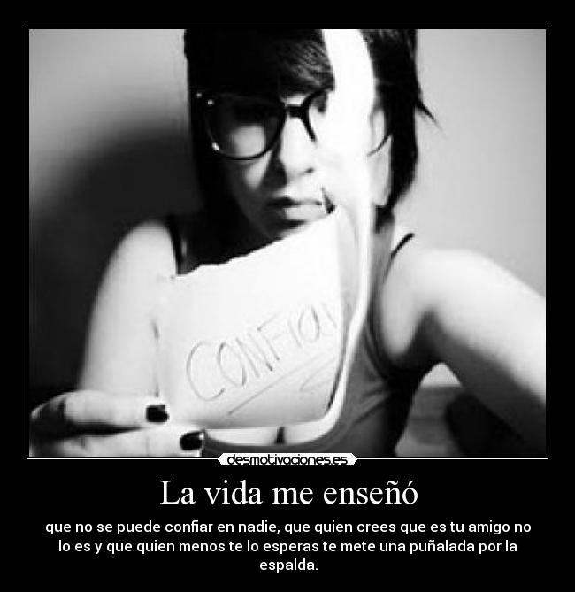 La vida me enseñó - 