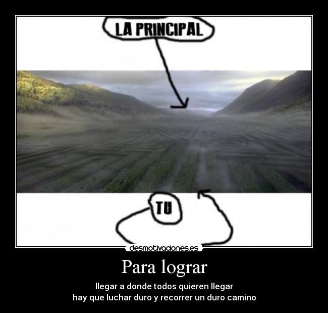 Para lograr -