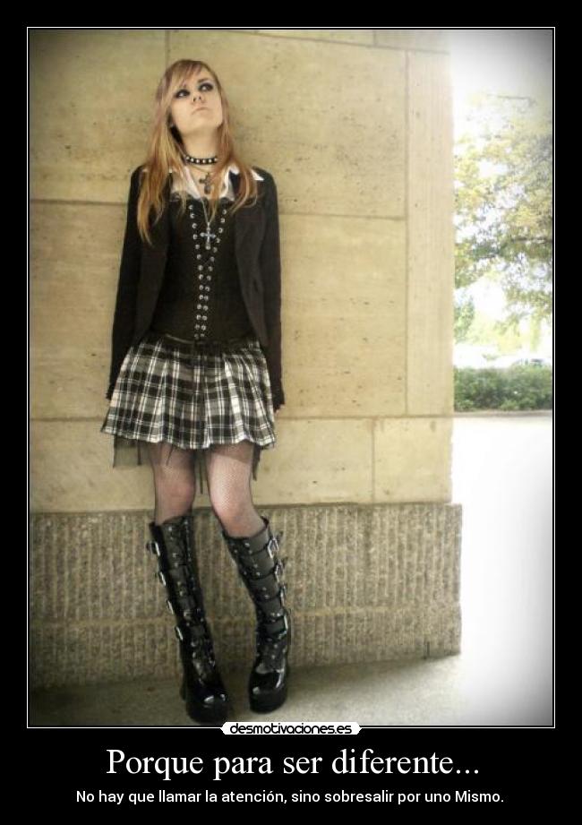 Porque para ser diferente... -