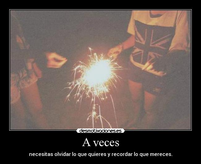A veces -