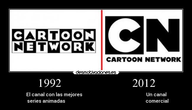 1992 2012 - El canal con las mejores Un canal
series animadas comercial