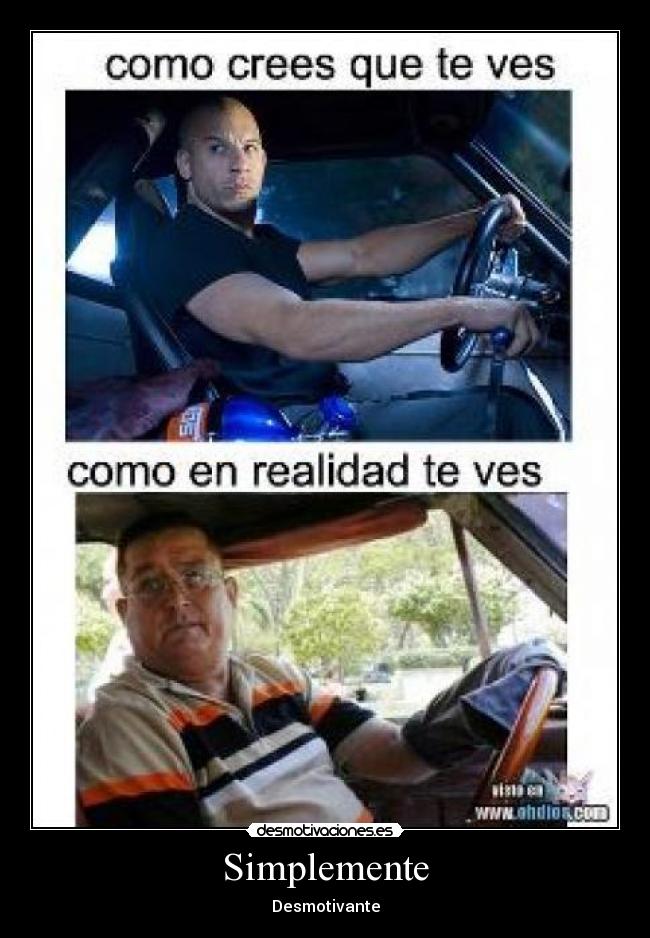 Simplemente - Desmotivante