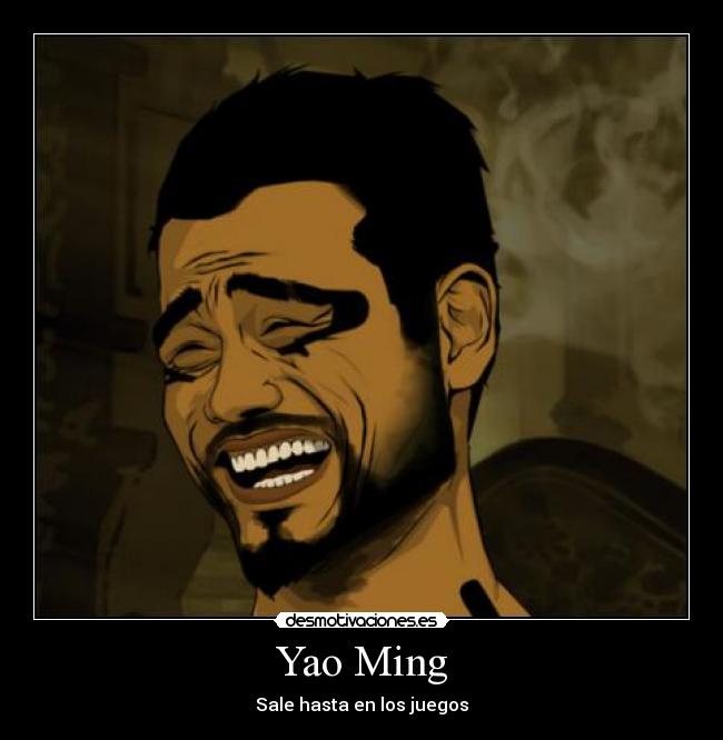 Yao Ming - Sale hasta en los juegos