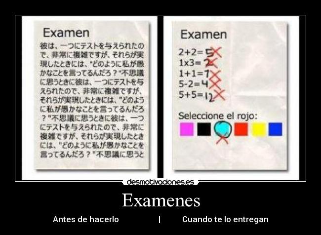 Examenes -