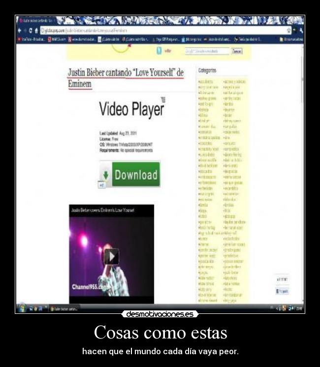 Cosas como estas - hacen que el mundo cada día vaya peor.