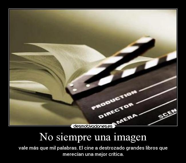 No siempre una imagen -