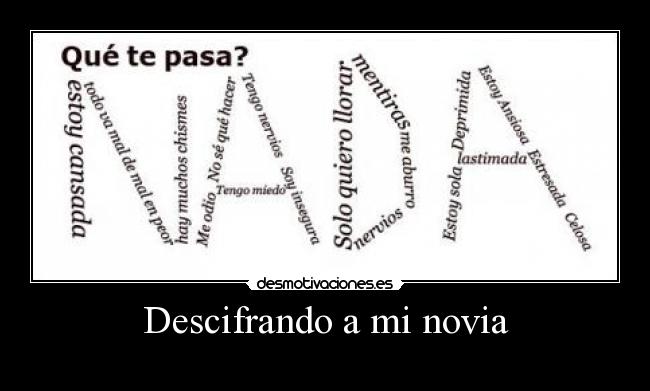 Descifrando a mi novia -