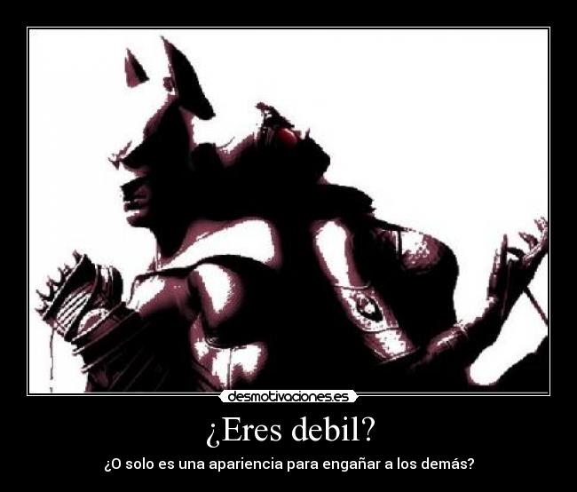 carteles debil batman catwoman arkham city desmotivaciones