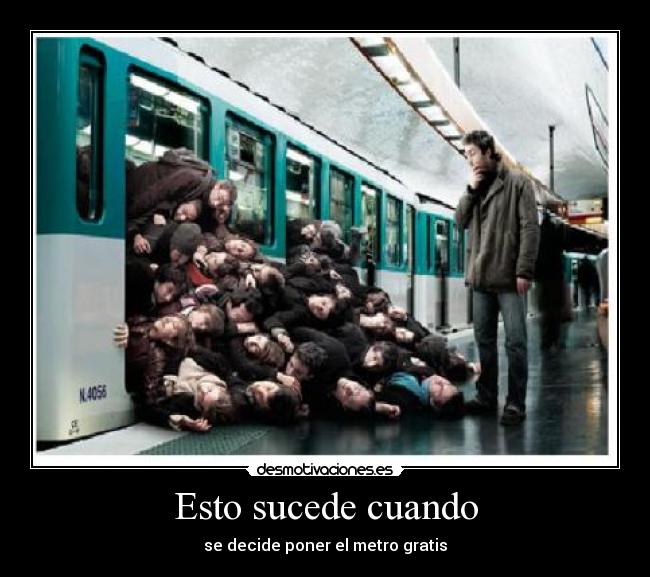 Esto sucede cuando -