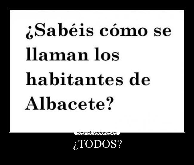 ¿TODOS? - 