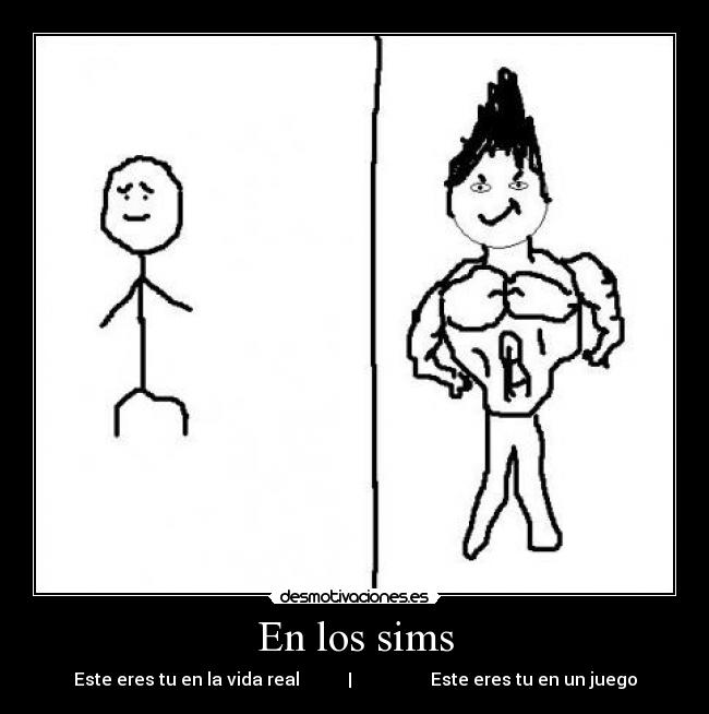 En los sims -