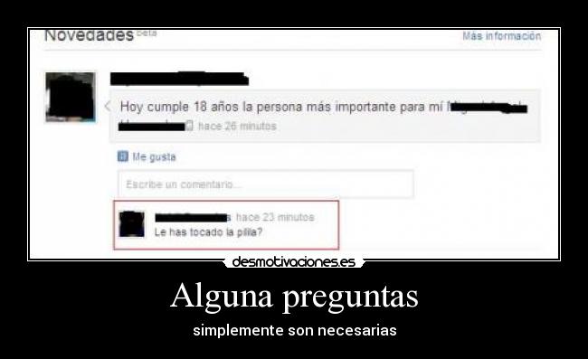 Alguna preguntas - 