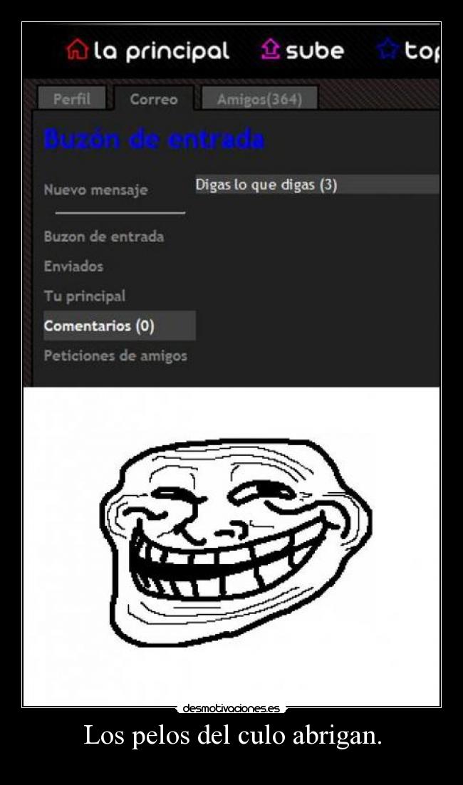 Los pelos del culo abrigan. - 