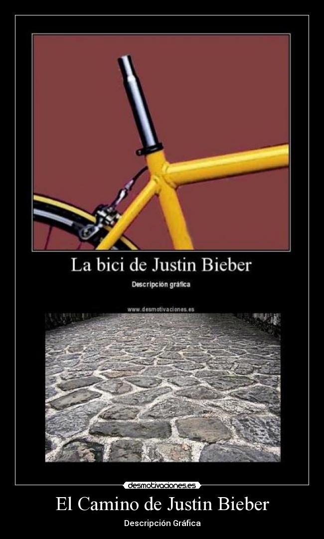 El Camino de Justin Bieber - Descripción Gráfica