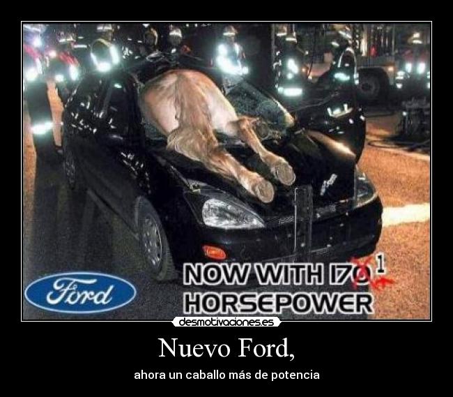 Nuevo Ford, - ahora un caballo más de potencia