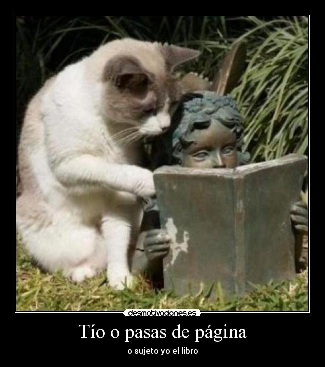 Tío o pasas de página -