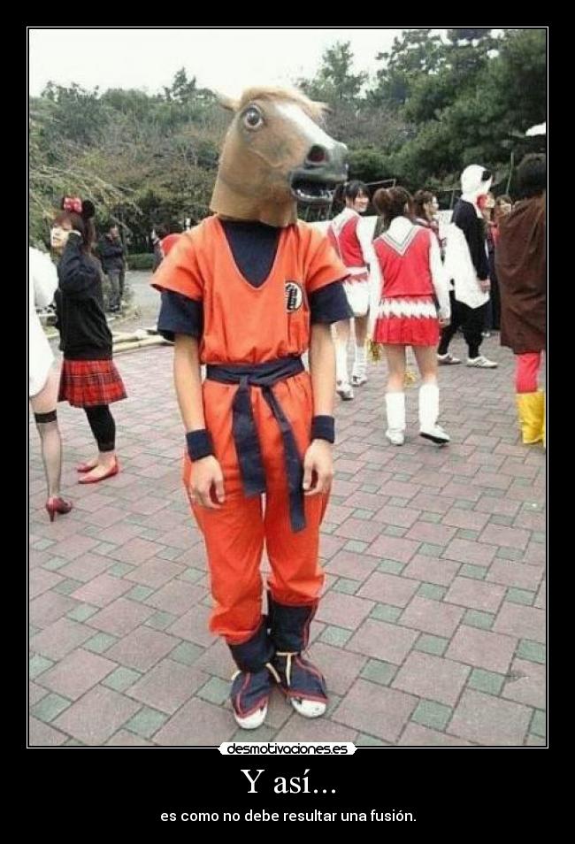Y así... - es como no debe resultar una fusión.