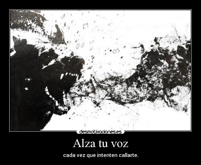 Alza tu voz -