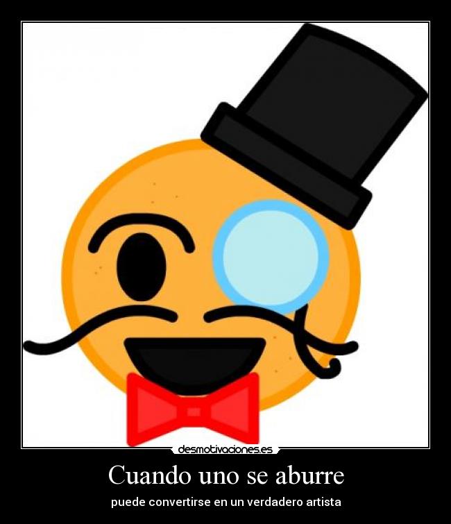 Cuando uno se aburre - 