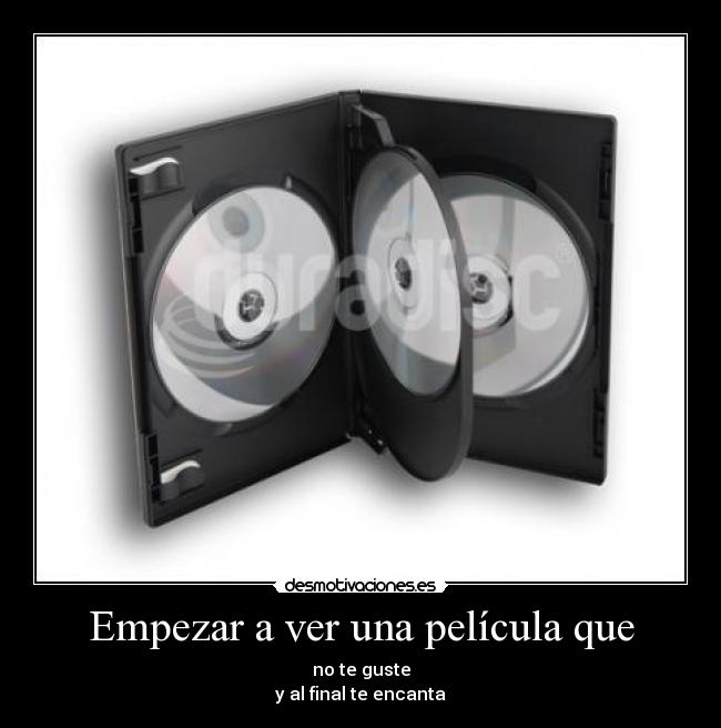 Empezar a ver una película que -