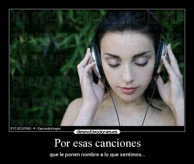 Por esas canciones -