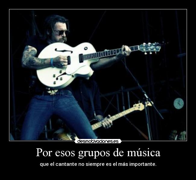 Por esos grupos de música - 