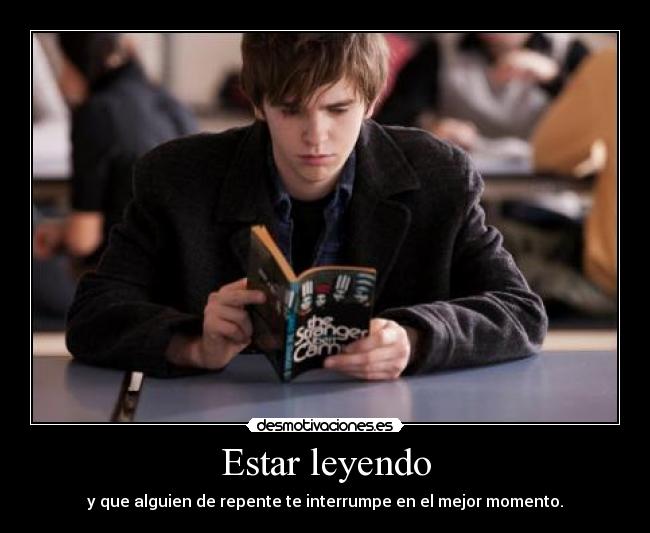 Estar leyendo -