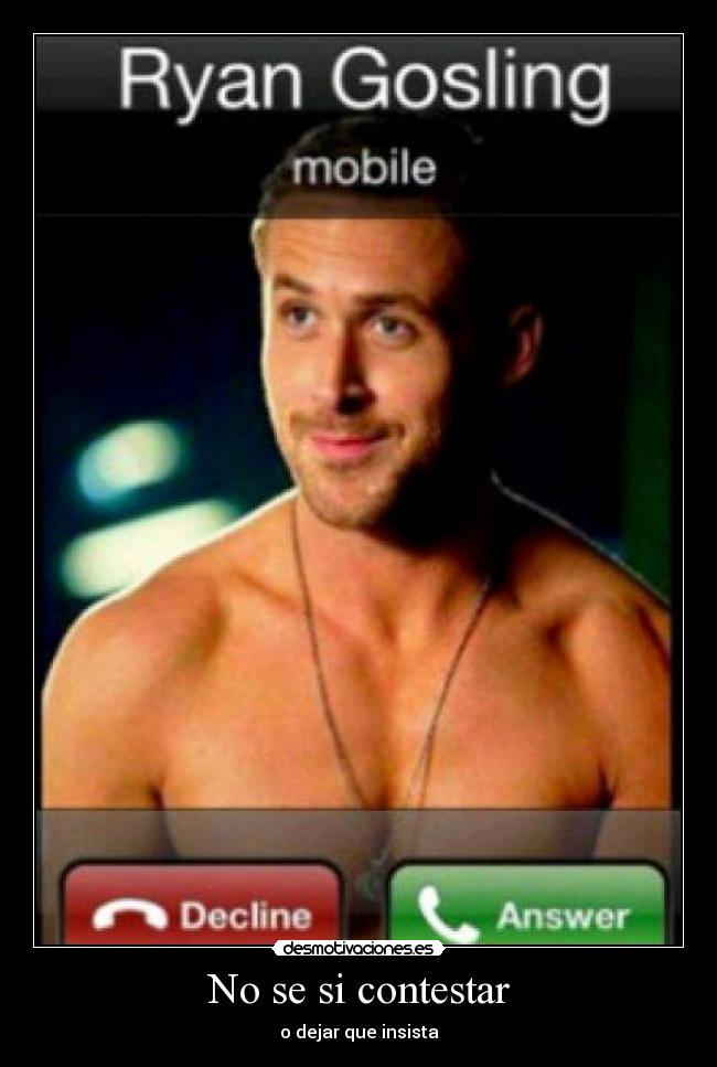 No se si contestar -