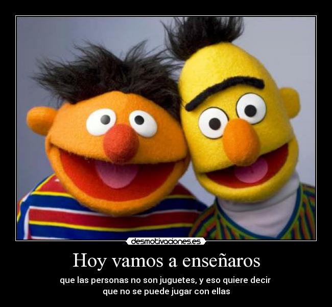 Hoy vamos a enseñaros -