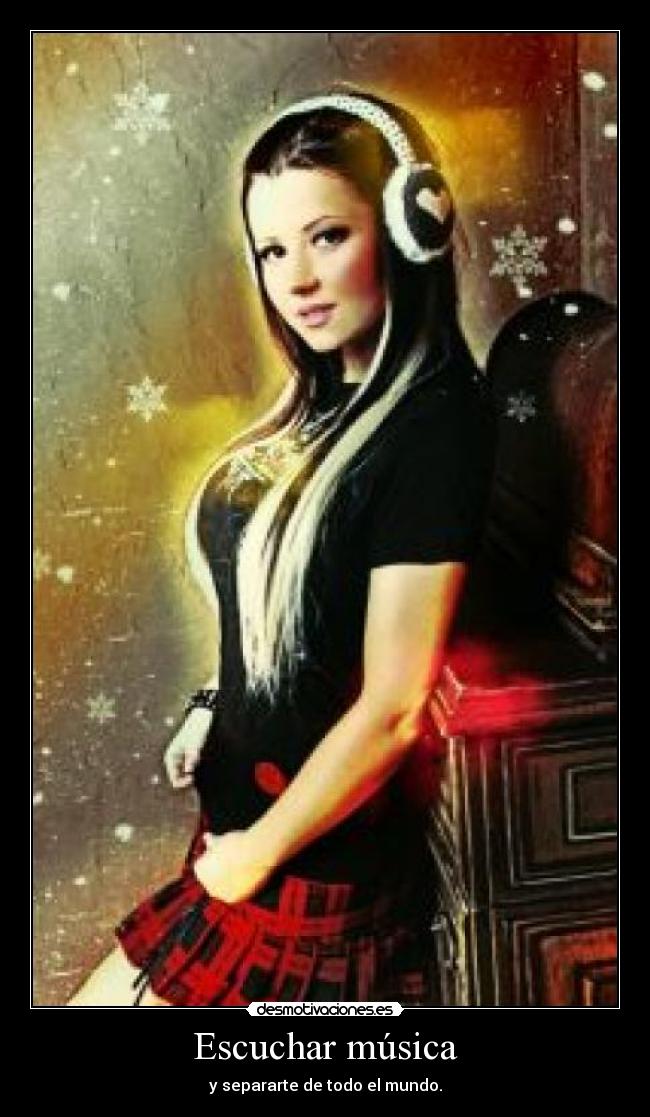 Escuchar música -