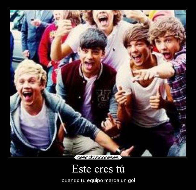 Este eres tú - cuando tu equipo marca un gol