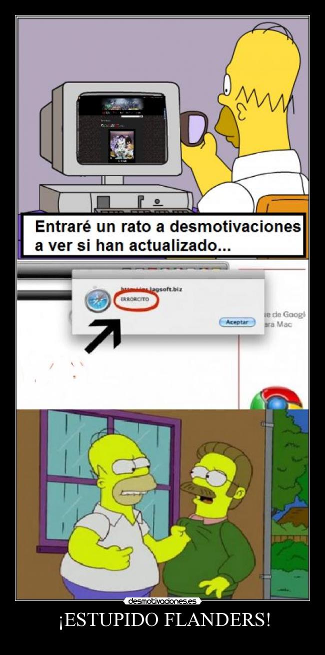 ¡ESTUPIDO FLANDERS! -
