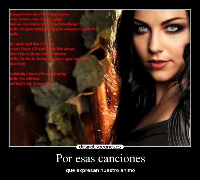 carteles evanescence desmotivaciones